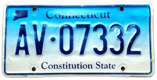 Connecticut - tablica z USA
