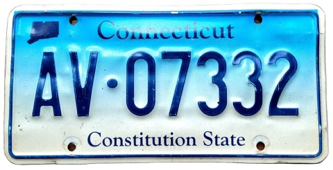 Connecticut - tablica z USA