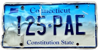 Connecticut - tablica z USA