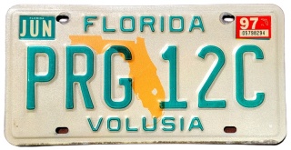 Florida 1997 - tablica z USA
