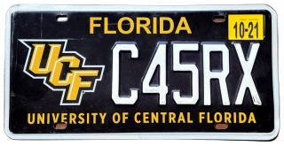 Florida 2021 - tablica z USA