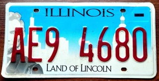 Illinois - tablica z USA