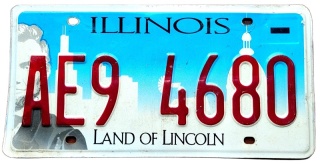 Illinois - tablica z USA