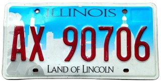 Illinois - tablica z USA