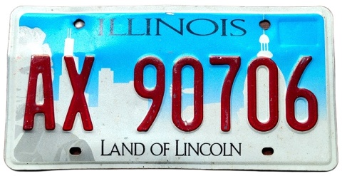 Illinois - tablica z USA
