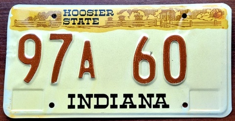 Indiana - tablica z USA