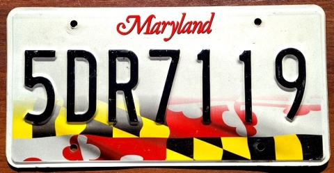 Maryland - tablica z USA