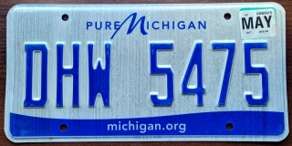 Michigan 2017 - tablica z USA