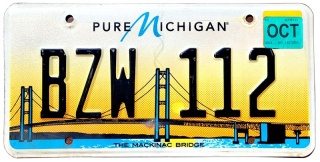 Michigan 2020 - tablica z USA