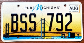 Michigan 2021 - tablica z USA