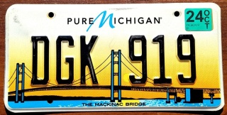 Michigan 2024 - tablica z USA