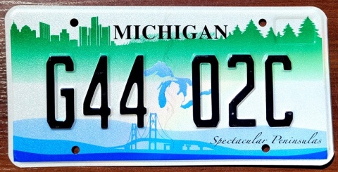 Michigan - tablica z USA