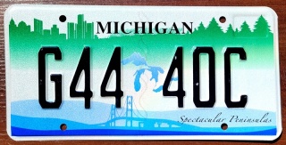 Michigan - tablica z USA