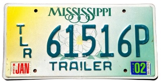 Mississippi 2002 - tablica z USA