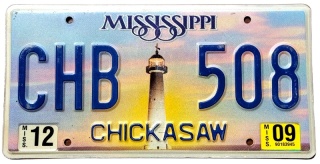Mississippi 2009 - tablica z USA