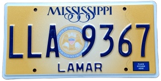 Mississippi - tablica z USA