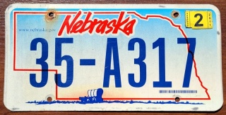 Nebraska 2011 - tablica z USA