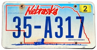 Nebraska 2011 - tablica z USA