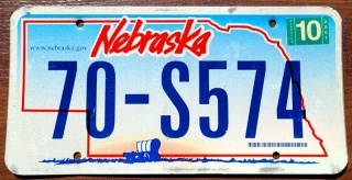 Nebraska 2007 - tablica z USA