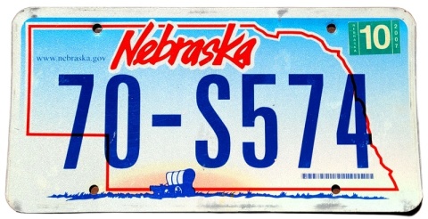 Nebraska 2007 - tablica z USA
