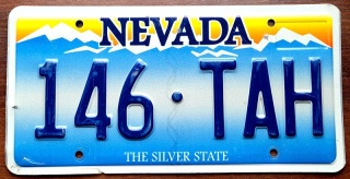Nevada - tablica z USA