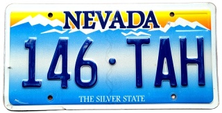 Nevada - tablica z USA