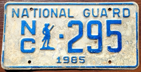 North Carolina 1985 - Nationa Guard