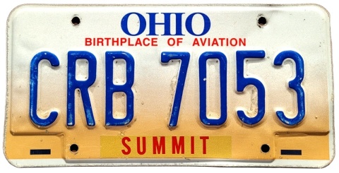Ohio - tablica zUSA