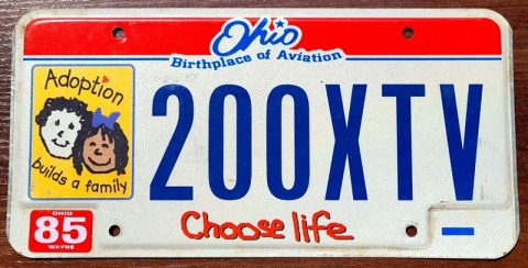 Ohio - tablica z USA