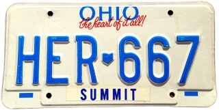 Ohio - tablica z USA