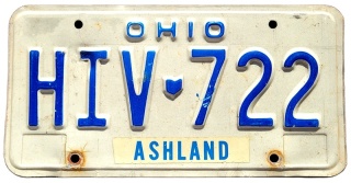 Ohio - tablica z USA