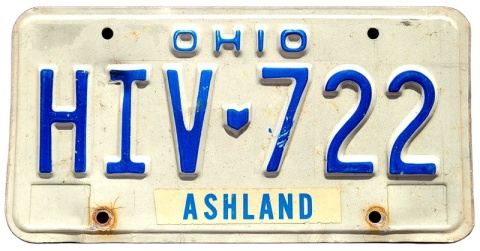 Ohio - tablica z USA
