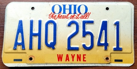 Ohio - tablica z USA