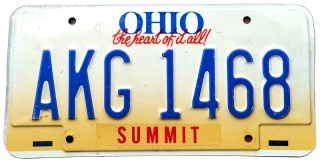 Ohio - tablica z USA