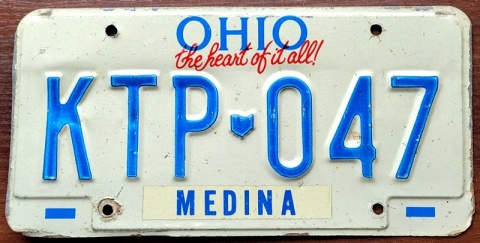 Ohio - tablica z USA