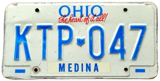 Ohio - tablica z USA