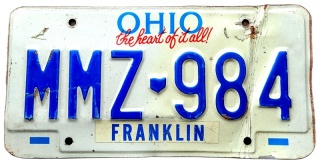 Ohio - tablica z USA