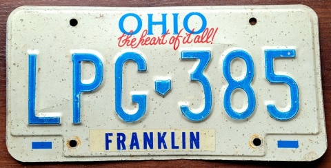Ohio - tablica z USA