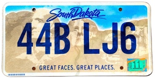 South Daota 2023 - tablica z USA
