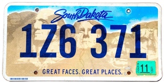 South Daota 2023 - tablica z USA