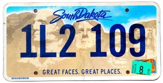 South Daota 2023 - tablica z USA