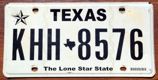 Texas - tablica z USA