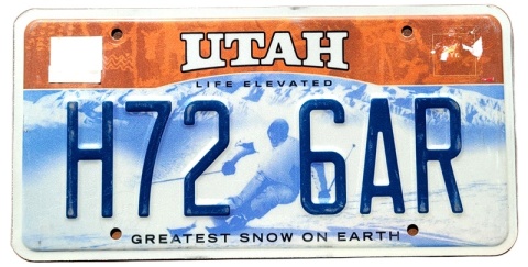 Utah - tablica z USA