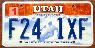 Utah - tablica z USA