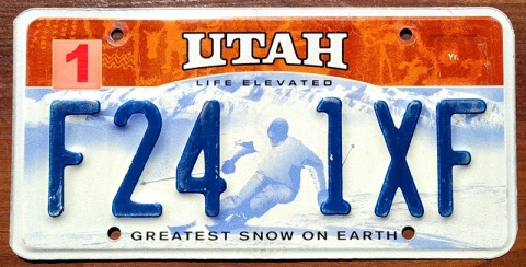 Utah - tablica z USA