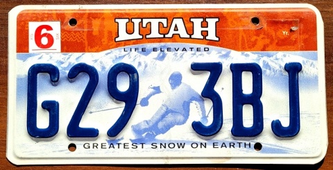 Utah - tablica z USA