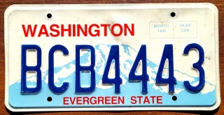Washington - tablica z USA