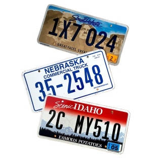 Zestaw 3 tablic z USA
