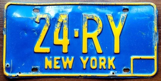 new York - tablica z USA