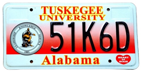 Alabama - tablica z USA